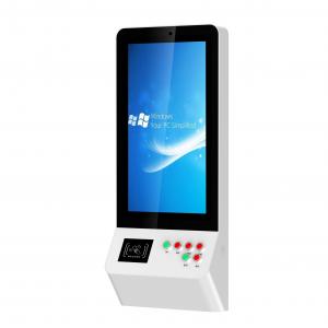 China RFID Medical Card Reader Lab Reports Printer QR Scanner Credit Card Reader Self Service Kiosk For Hospital on sale
