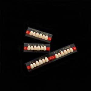 Wholesale CE ISO Heraeus Dental Acrylic Resin Teeth Composite Dentadura Anteriors Upper (6x1)x16 High Strength Teeth Form 1 from china suppliers