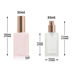 Wholesale Clear Frosted 30ml Empty Foundation Glass Bottle Cosmetic Packaging from china suppliers