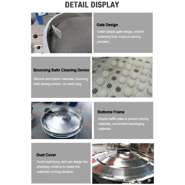 Simple Operation Salt Rotary Vibrating Screen