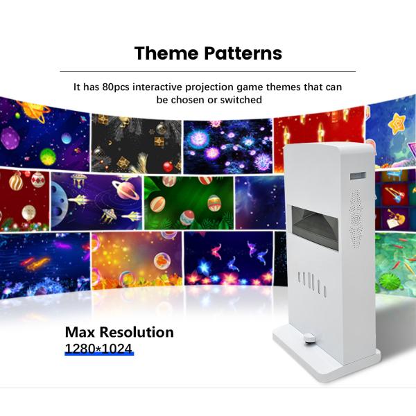 Northern Lights Mobile Interactive Projector with 80 Games