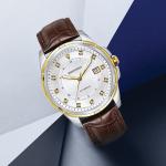 Automatic Date Full Screw Stainless Steel Mens Watches PT5000 Mechanical