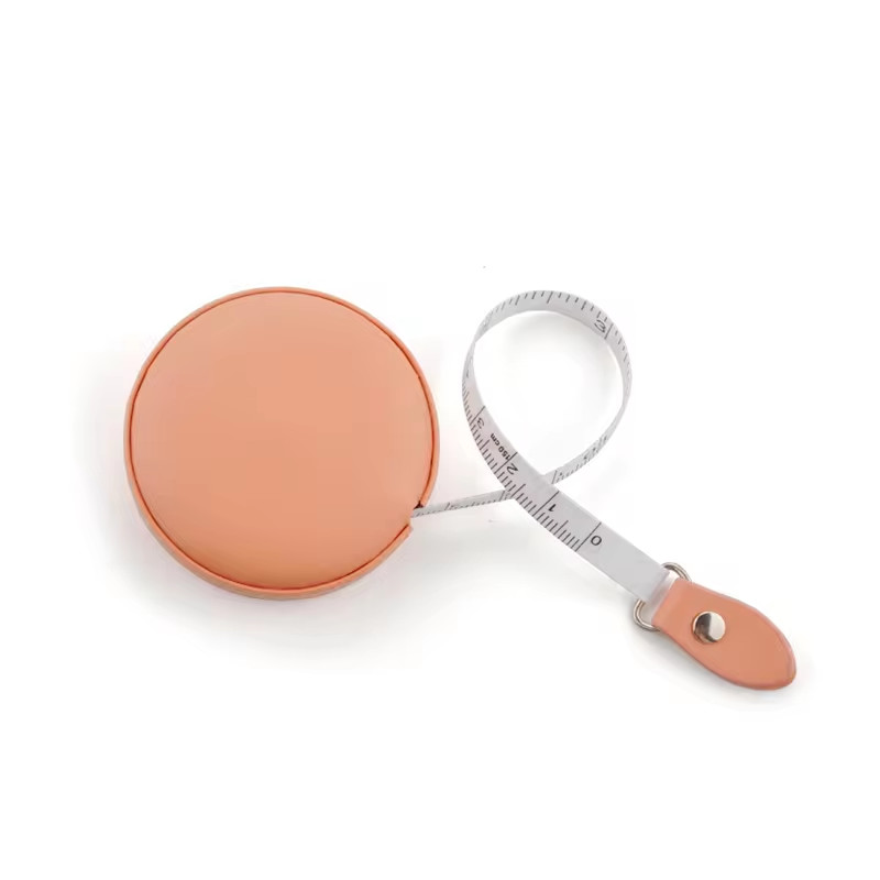 Factory Wholesale Inches PU Leather Mini Custom Measuring Tape With Logo Measuring Tape Square Circle 60 Inches Tailor