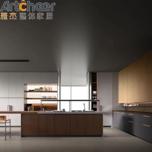 Wholesale Italian Kitchen Cabinet Modern Design High End Lacquer and Laminated Finish from china suppliers