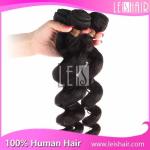 Color 1B 10-30 inch loose wave 100% virgin peruvian hair
