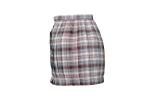 190G Dress & Skirt Women short pleated mini skirt Checked Pattern Elastic Band