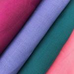 Breathable 21*21 Plain Organic Ramie Linen Fabric Enzyme Washed