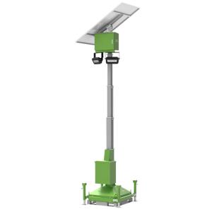 Wholesale Mobile Solar Light Tower Temportary Lighting Tower 2*50W LED For Street Lighting from china suppliers