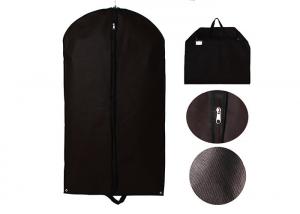 China 420D Polyester Mothproof Suit Protector Garment Bag With Mental Eyehole on sale