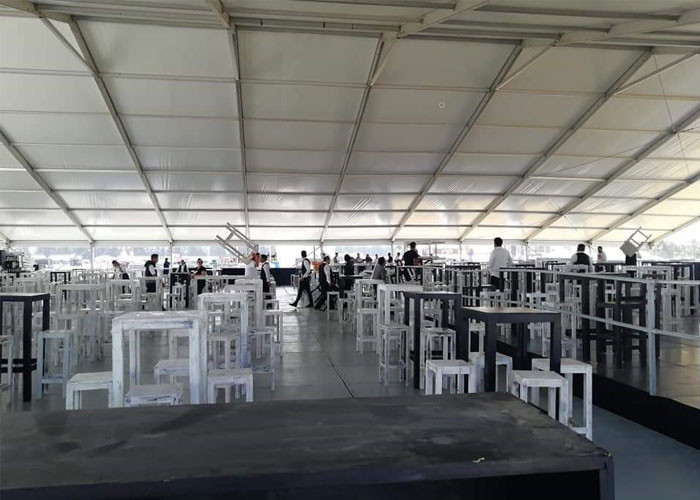 waterproof White Clear Span 40x50m Aluminum Tent For Event