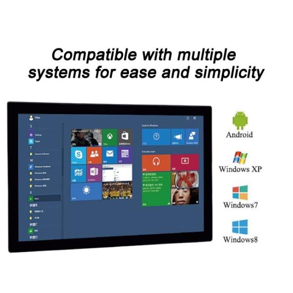 17 inch OEM TFT Rear-mount Aluminum Alloy Industrial Control Computer IP65 Open Frame Embedded Industrial Vertical Touchscreen Monitor Panel Pc