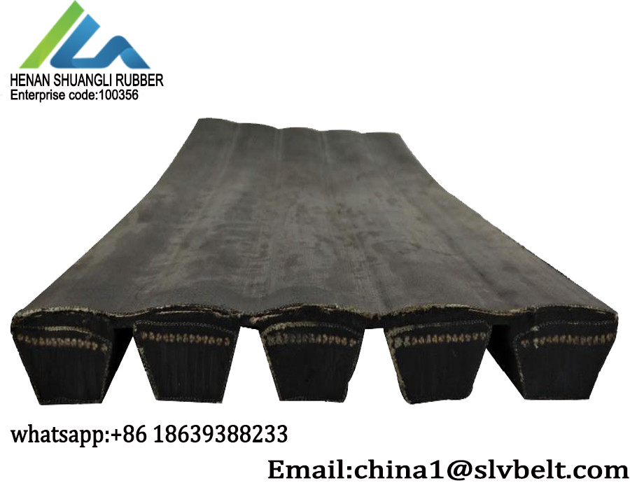High Torque Triangle V Belt Transmission With Polyester Tensile Member