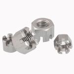GB6178 Stainless Steel Hexagon Slotted And Castle Nut 18-8 Stainless Steel