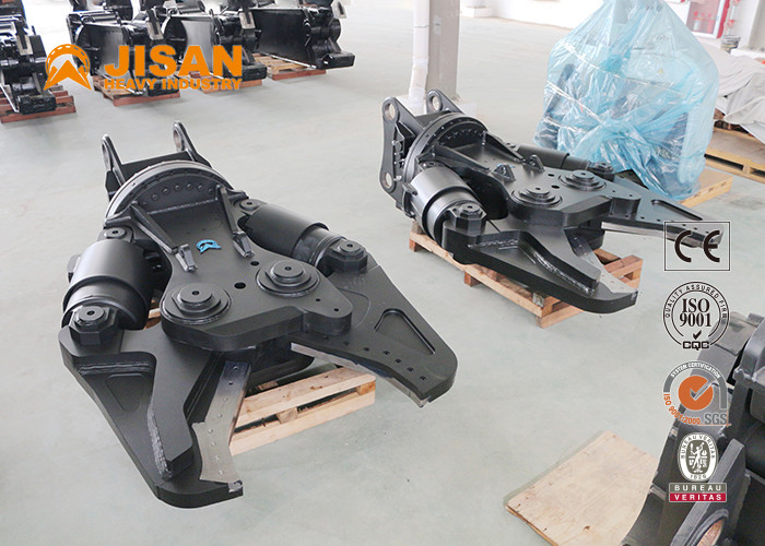 Heavy Duty Excavator Metal Shears With 50mm Blade Thickness 100mm Cylinder Bore