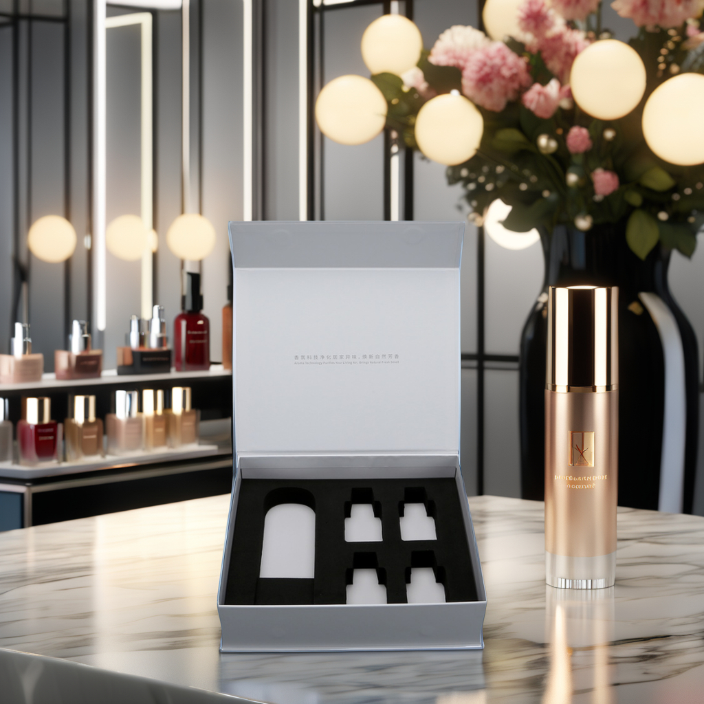 Customized Foldable Magnetic Closure Gift Boxes for Candle and Perfume Shipping