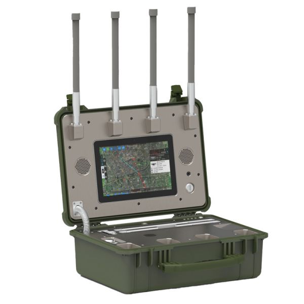 IP54 Portable Drone Detection System With Omni Antenna Systematic Smart Cooling 1-10KM