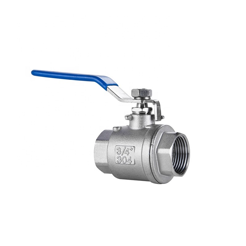 DN20 SS316 Female Threaded Manual Control Ball Valve with Hexagon/Round Head Code