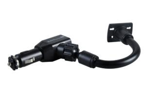 Wholesale Iron Gooseneck Tube Arm Adjustable Dual USB Car Charging Holder from china suppliers