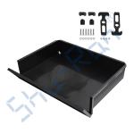 Golf Cart Heavy Duty Black Steel Utility Cargo Box w/ Hardware