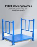 Industrial Heavy Duty Steel Pallet Stacking Pallets With Wheels