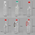 Customized Transparent PET Cooking Oil Plastic Bottle 500ml