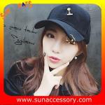QF17025 Sun Accessory tendy fashion ball caps for girls ,caps in stock MOQ only