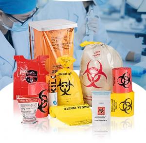Wholesale Biodegradable Autoclavable Biohazard Bags Biological Hazard Polythene Material from china suppliers