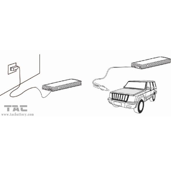 High Power 12V 13000mAh Rescuing Portable Car Jump Starter 183*82*37mm