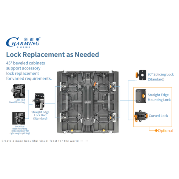 Rental LED Display with Integrated Control System Supporting Synchronized Playback and Multi Screen Display Capabilities