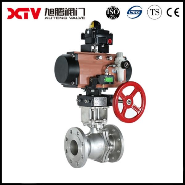 US Currency GOST/DIN/ANSI Flange Carbon/Stainless Steel Pneumatic/Electric Ball