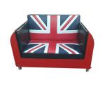 Mini Union Jack Seat Car Sofa Couch Retro Car Trunk Design Sofa