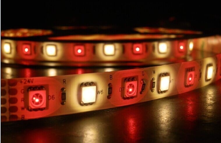 12V 24V 60LEDs/m RGBW LED Strip RGB+W LED Strip RGB+Warm White LED Strip RGB+Cold White LED Strip