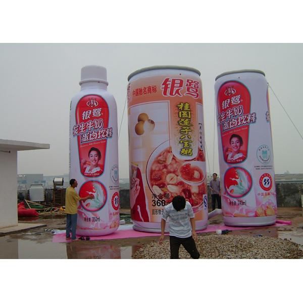 Customized Shoes Inflatable Model Silk Printing Airtight / Safe / Enviroment Conceded