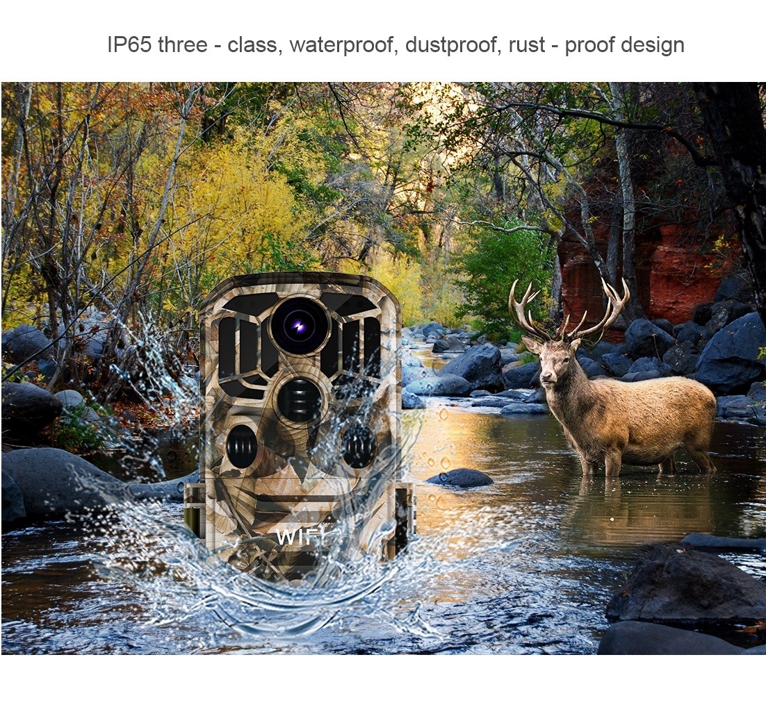 Wireless Hunting Game Camera Night Vision Waterproof Wifi Outdoor Wildlife