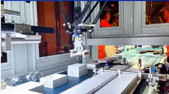 Fully customised 4-Axis case packing robot Delta Parallel Robot for Cosmetics | 2kg Payload, 500mm Reach