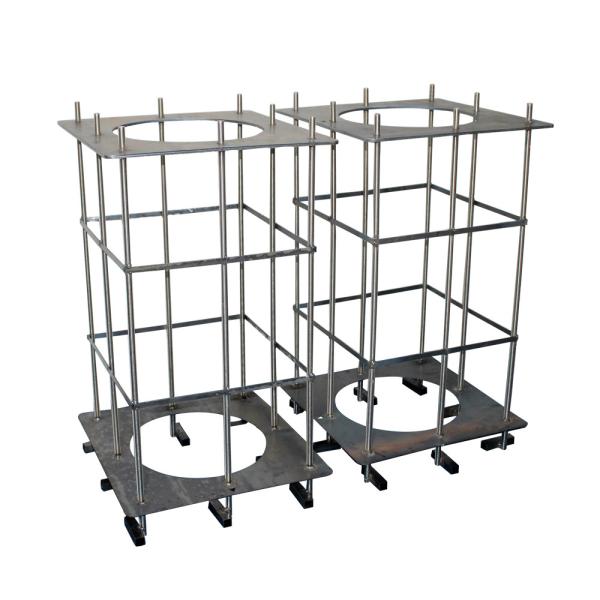 Leather Travel Jewelry Galvanized Steel Ground Cage Kit Corrosion Resistant UV