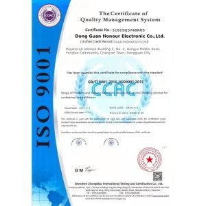 Shenzhen Fuchangwei Technology Co., Ltd Certifications