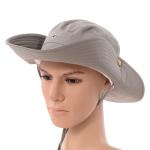 Mens Cotton Broad Brimmed Hat For Summer Outdoor Poly String Sweatband