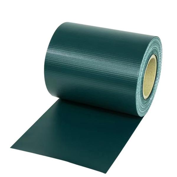 Green Gray Decorative Garden Tape Fence Privacy 450gsm PVC Strip Fence Screen