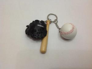 Wholesale Baseball Glove Key Chains promotion gift from china suppliers