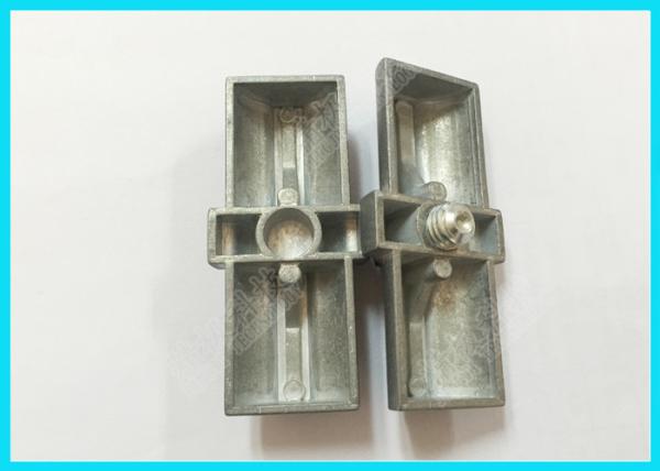 180 Degree Inner Aluminum Tubing Connectors AL-14 Double Sides Andoic Oxidation