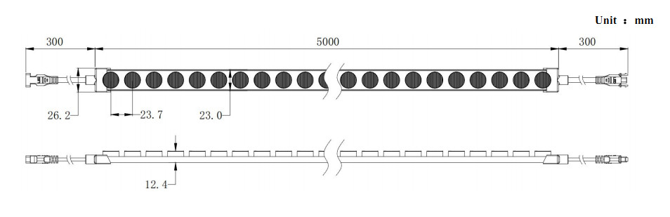 FPC 6500k Flexible LED Strip Lights With Different Beam Angle