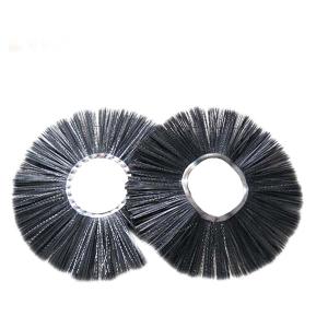 Wholesale Cold Resistant Road Broom Sweep Brush , Black Wafer Snow Cleaning Brush from china suppliers