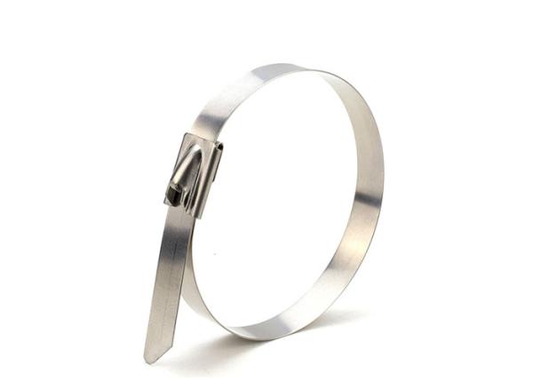Fireproof Fiber Optic Components Self - Locking Type Stainless Steel Strap Metal
