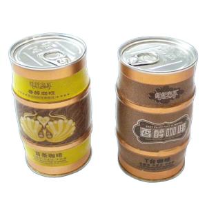 Wholesale 4 Color Coffee Tin Cans 500ml Milk Round Metal Container from china suppliers