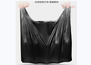 Wholesale Black Vest Type Plastic Garbage Bag from china suppliers