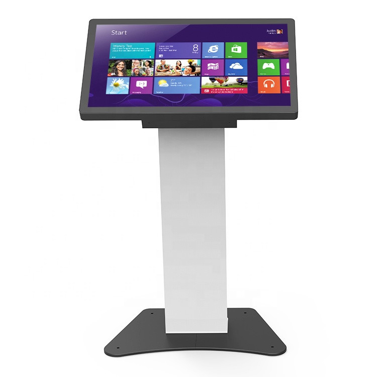 Floor Standing 400cd/m2 Touch Screen Information Kiosk