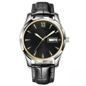 Wholesale Luminous Luxury Automatic Watches Men OEM Waterproof Leather Watch from china suppliers