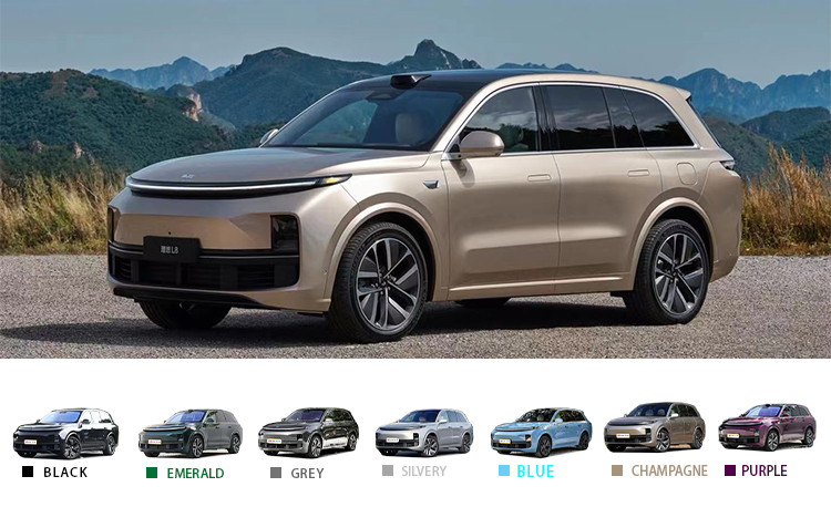 ABS-Equipped Li L8 6-Seat Large SUV Plug-in Hybrid Energy Vehicle for Household in 2024