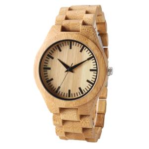 Wholesale Natural Wooden Quartz Watch , Auto Date Miyota Quartz Watch Portable Handcrafted from china suppliers